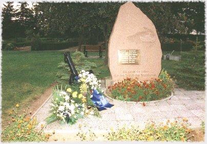 Der Gedenkstein mit den Namen